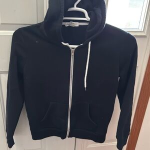 Forever 21 hoodie women junior size small black in very good condition